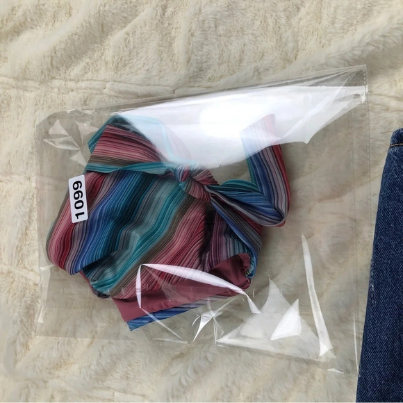 Isabella Rose Adelaide ombre stripe high leg cut bikini bottom 11099 - Picture 9 of 10